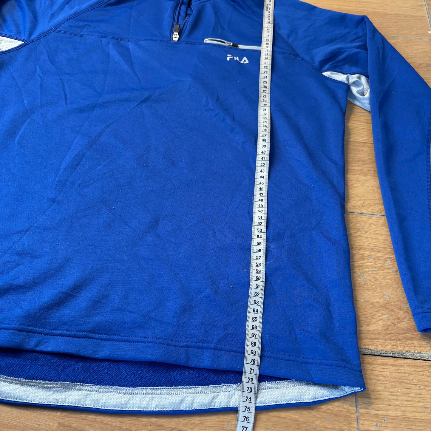 Sweat quarter-zip training bleu - Fila - Taille L