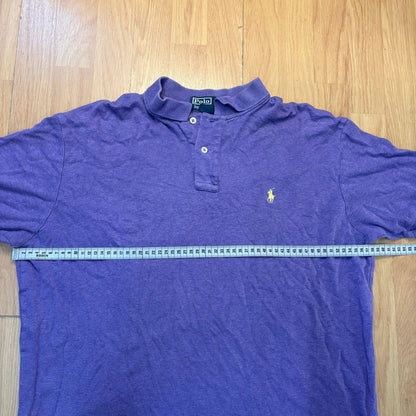 Polo violet - Ralph Lauren - Taille L
