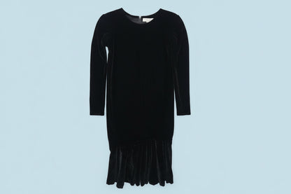 Robe noire en velours – BY PRMEC