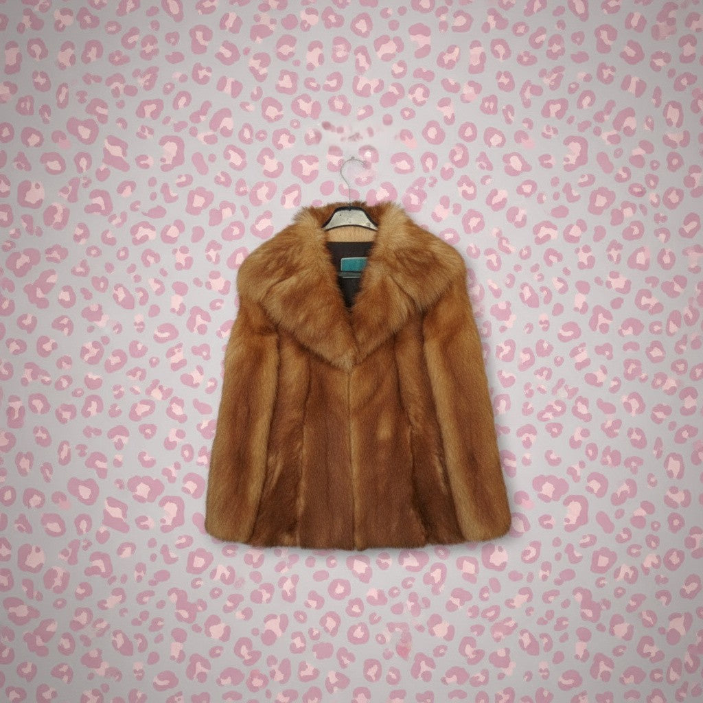 Manteau en Fourrure Vintage - by SARLOTTE - Taille : 36