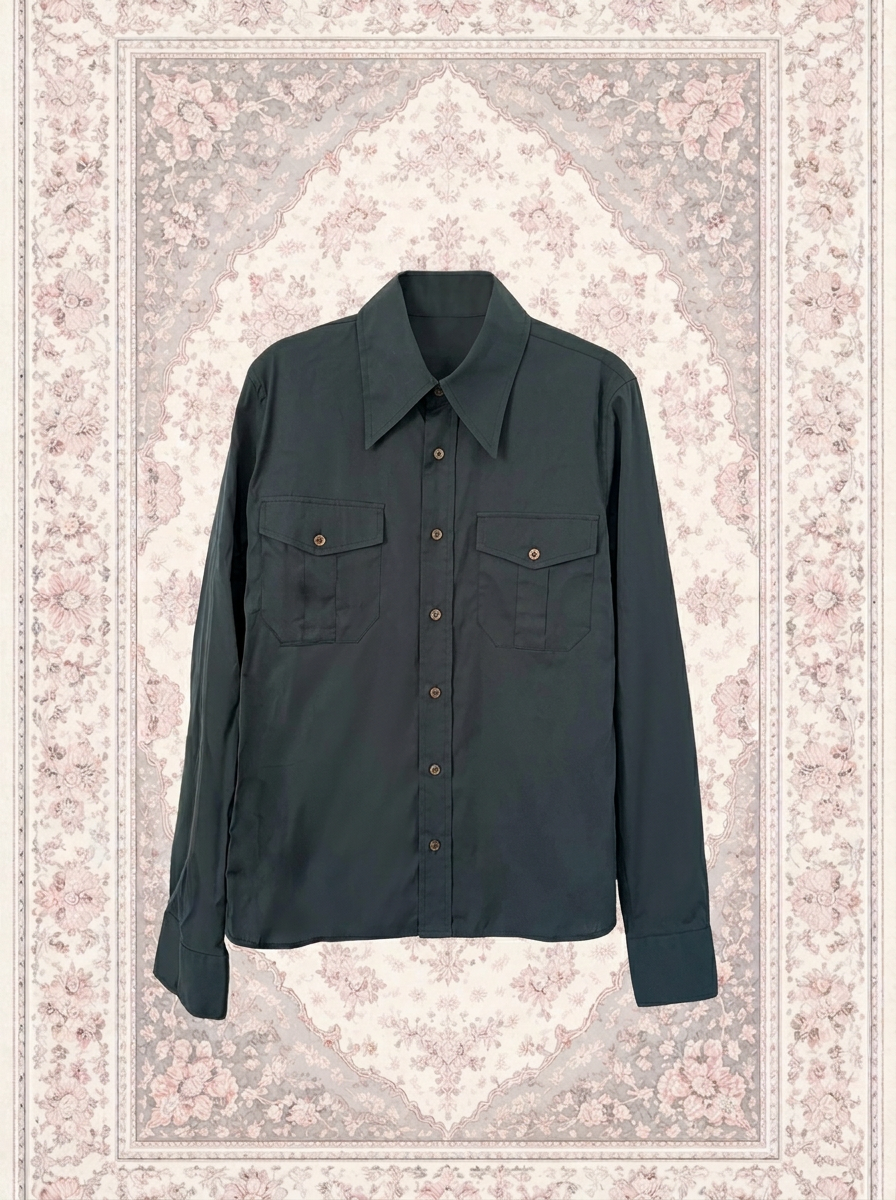 Chemise vert foncé – By Iasmine