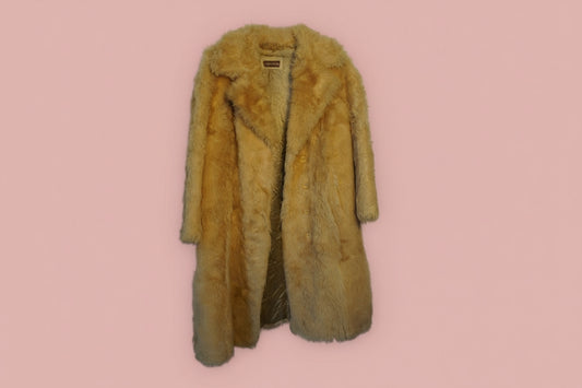 Veste en fausse fourrure beige Creffodelle – BY ZAINAB