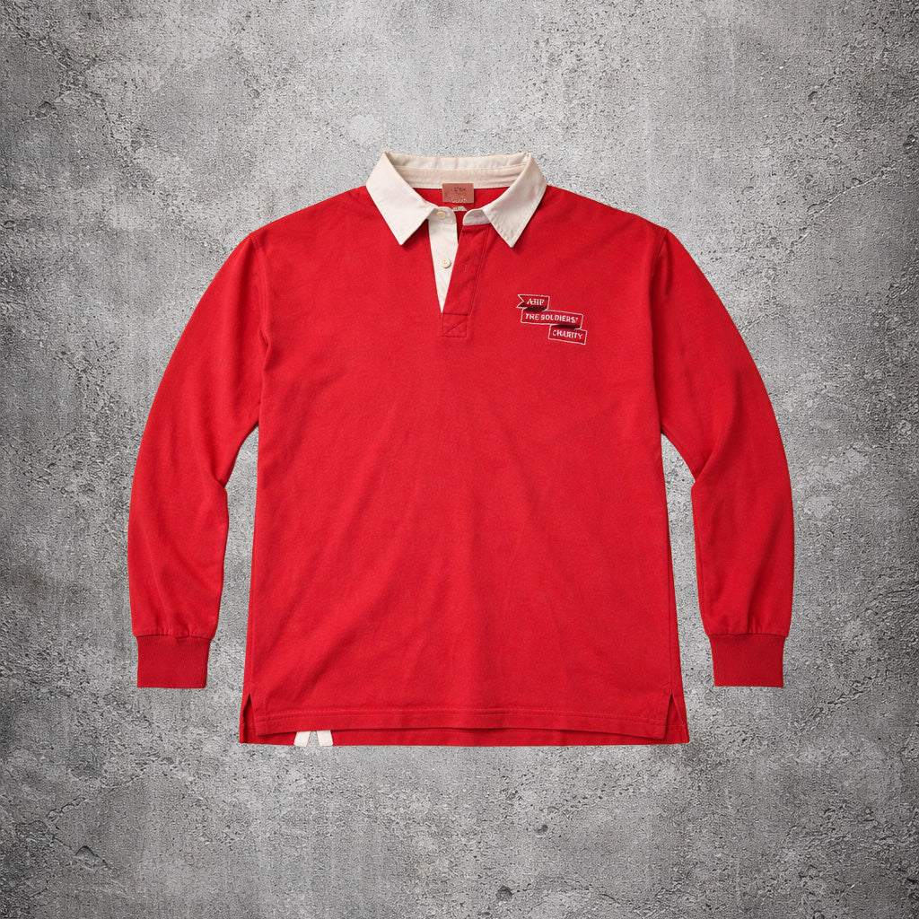 Polo manches longues saumon - Front Row - Taille L