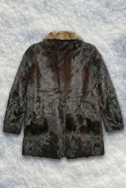 Brown Collar Fur - by MANDY CHERIE - Taille : M