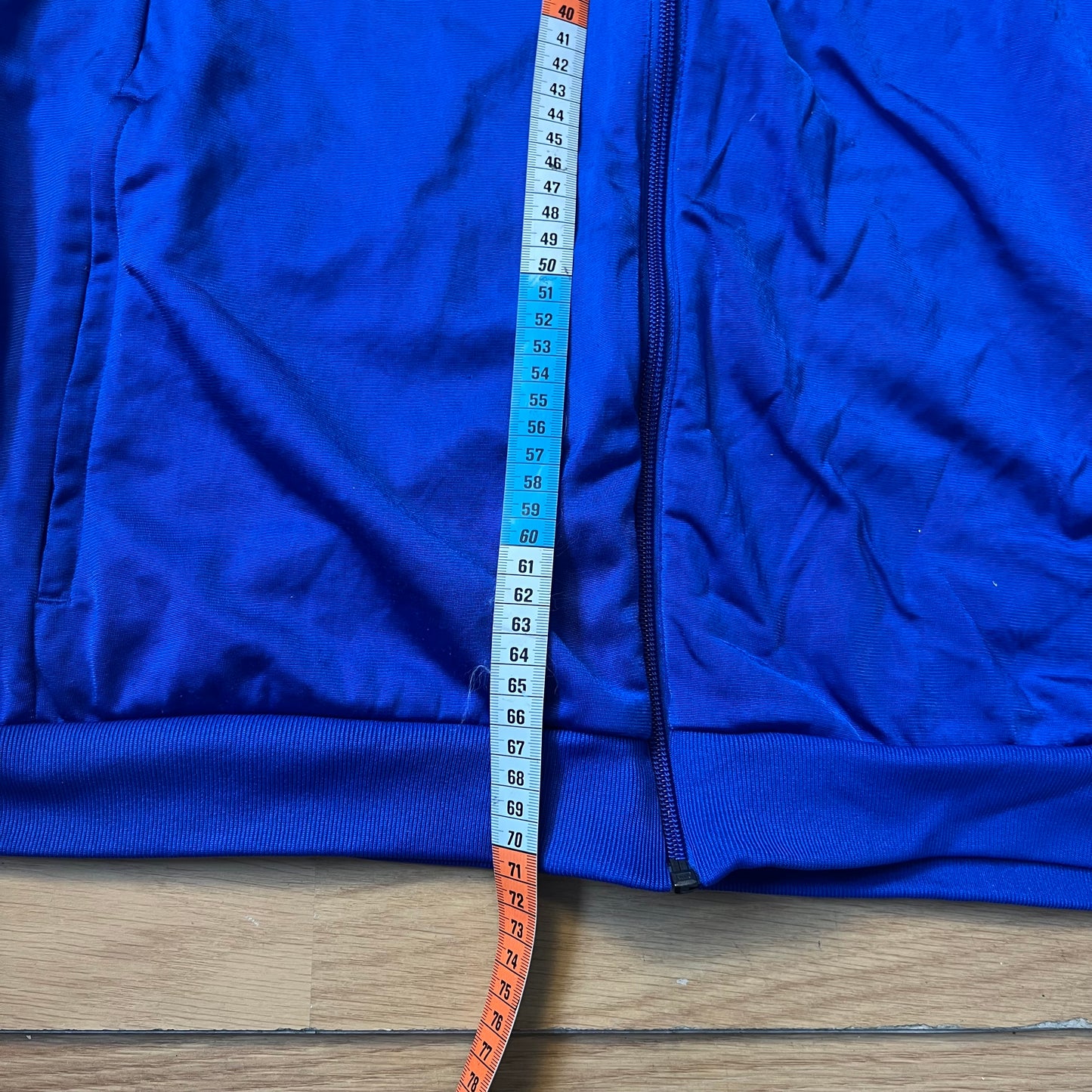 Sweat zippé bleu - Adidas - Taille XL
