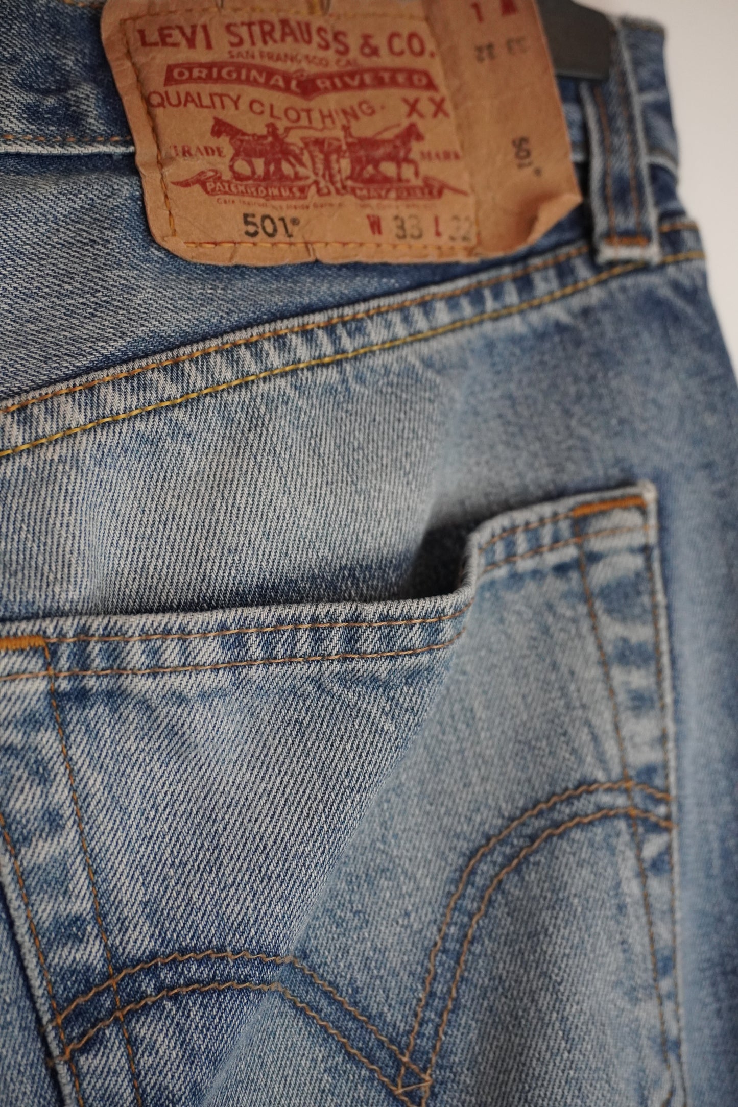 Classic Levi’s Button Fly Jeans – by BEATRICE