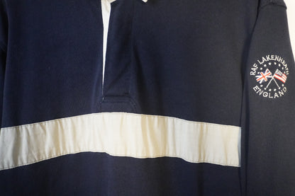 Sweat polo bleu marine rayé – SS.CARMEN