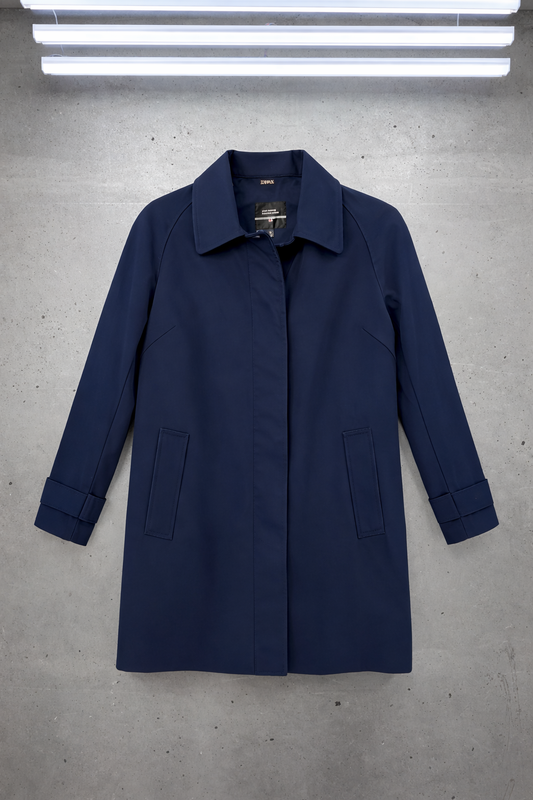 Veste bleu marine en coton – By Jonathan