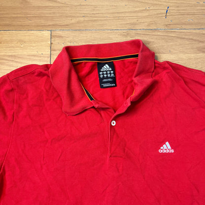 Polo rouge - Adidas - Taille XXL