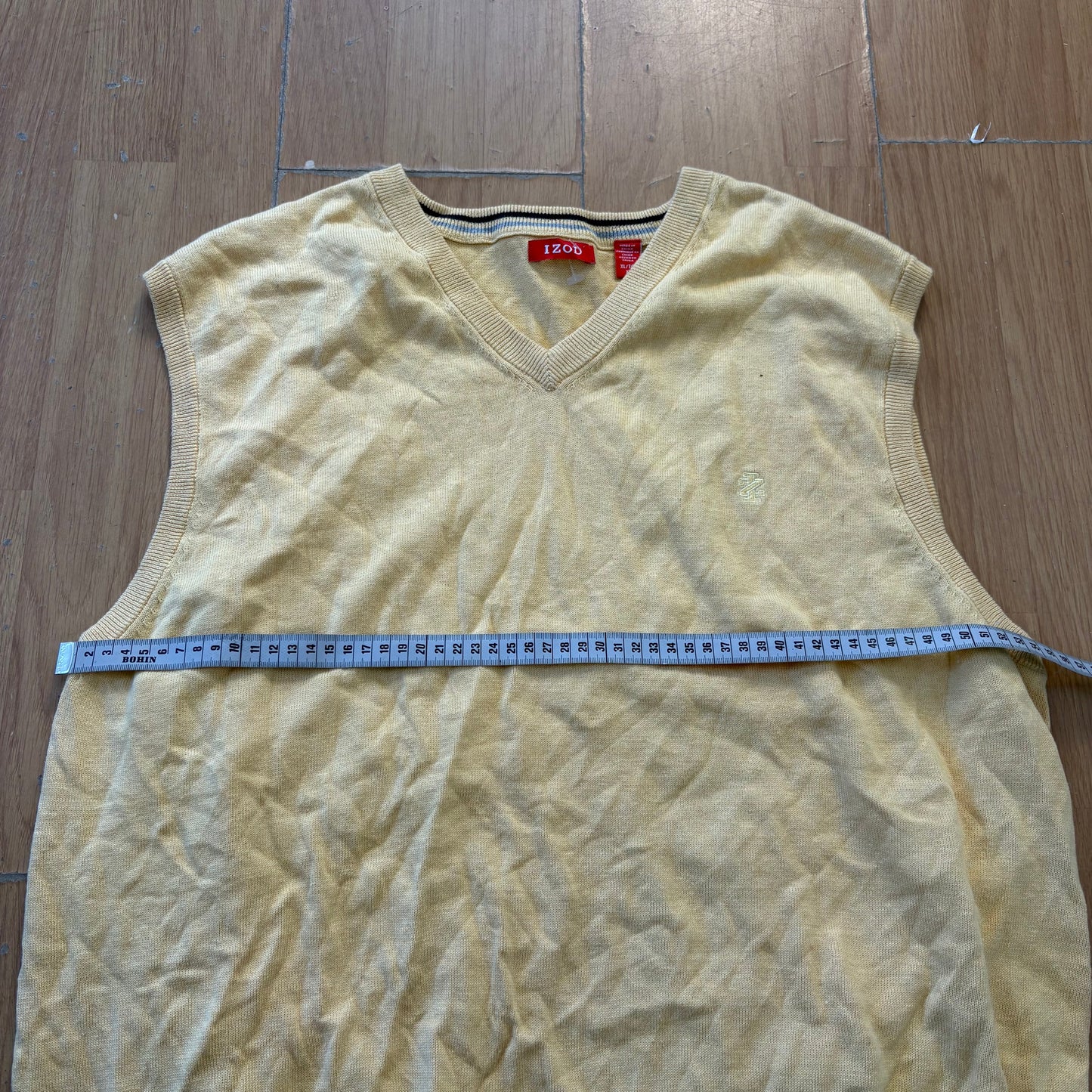 Gilet sans manches jaune - Izod - Taille XL