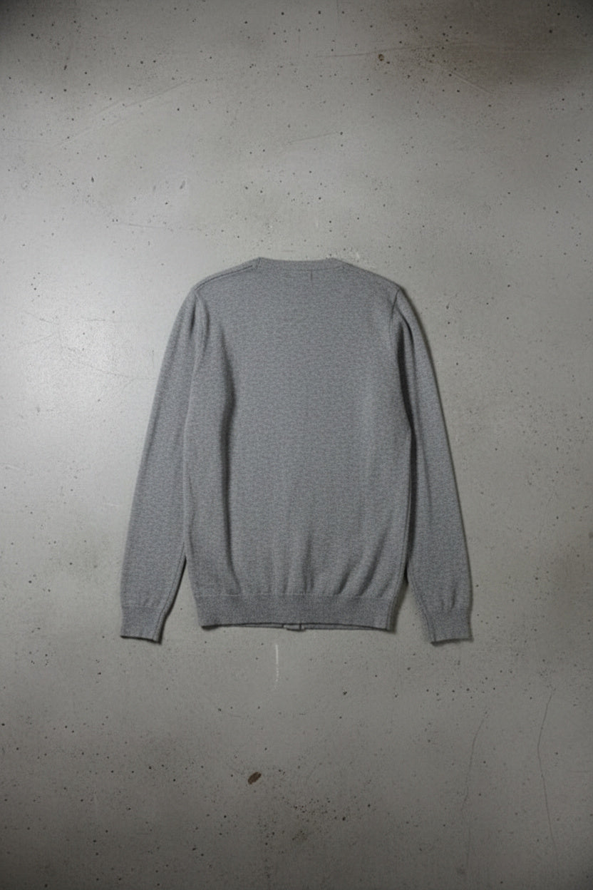 Cardigan gris à pois – by Zainab