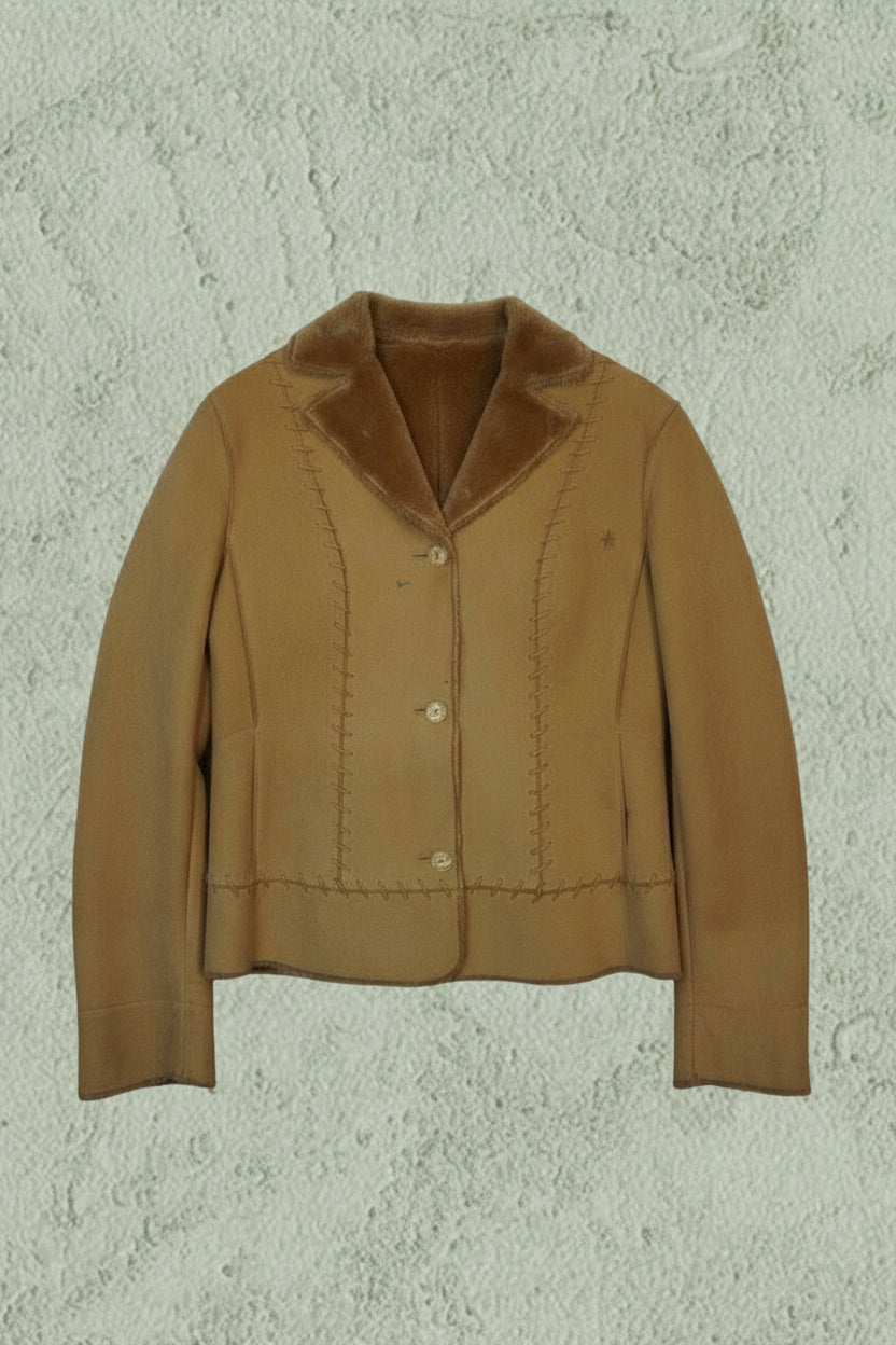 Veste Mouton Marron Clair – by YANNIS KINGSTON