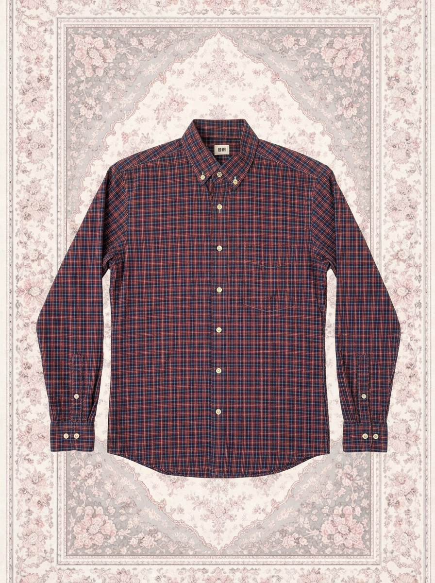 Chemise à carreaux rouge et bleu – By Iasmine
