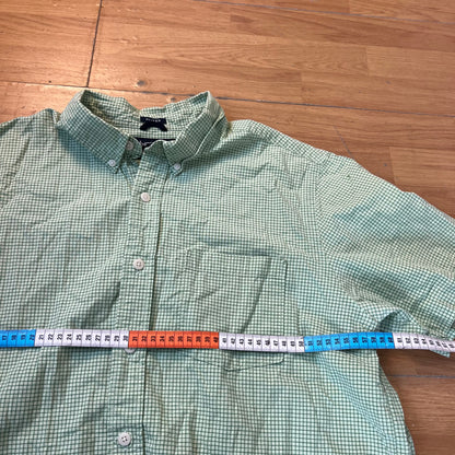 Chemise à manches courtes verte à carreaux - Abercrombie & Fitch - Taille XL