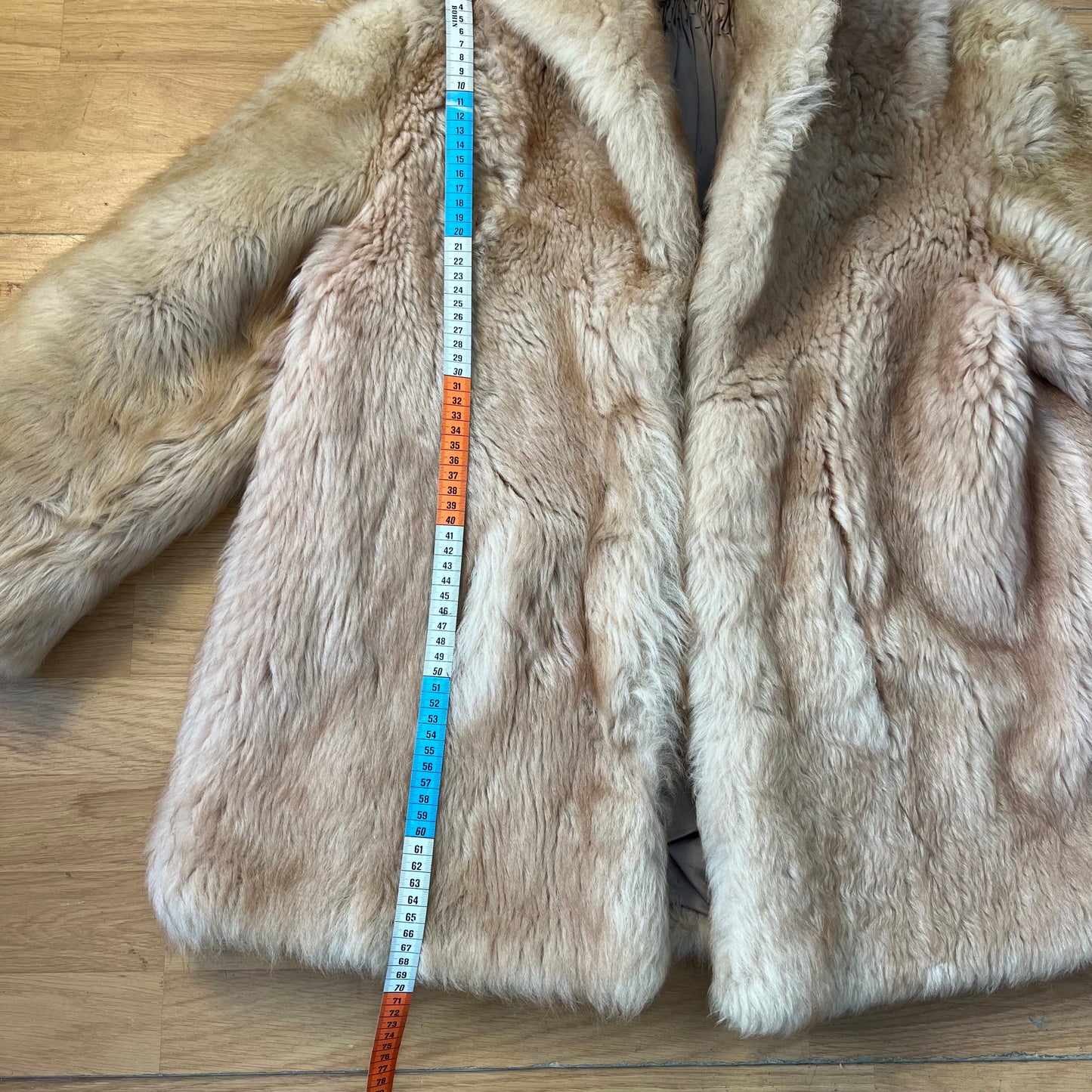 Veste fausse fourrure marron clair by ZAINAB