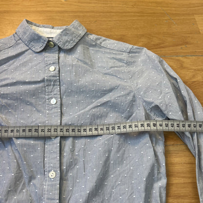 Chemise rayée bleu clair et blanc - Tommy Hilfiger - Taille 2