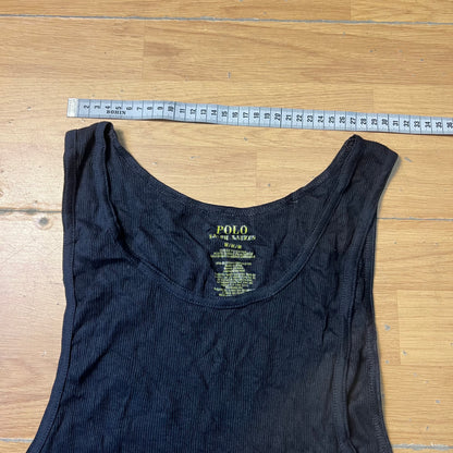 Robe midi débardeur noire - Ralph Lauren - Taille M