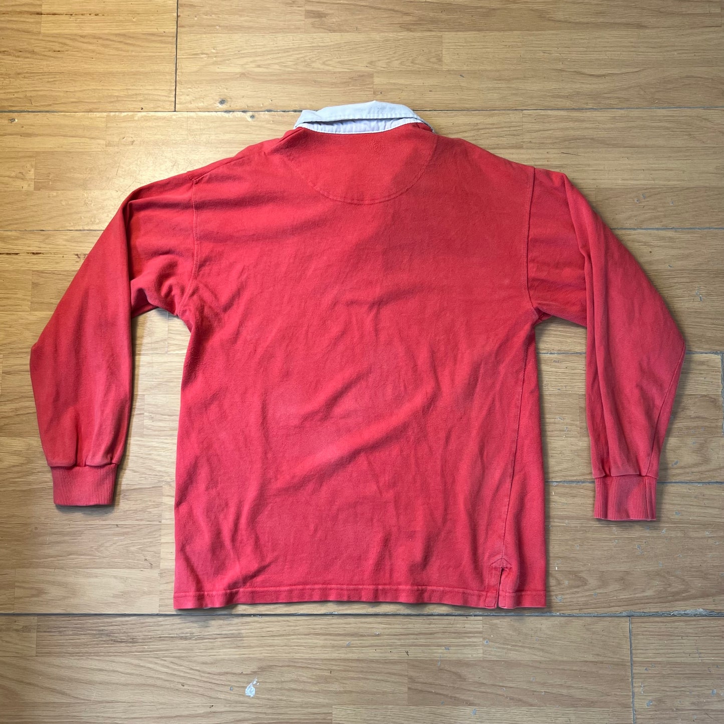 Polo manches longues saumon - Front Row - Taille L