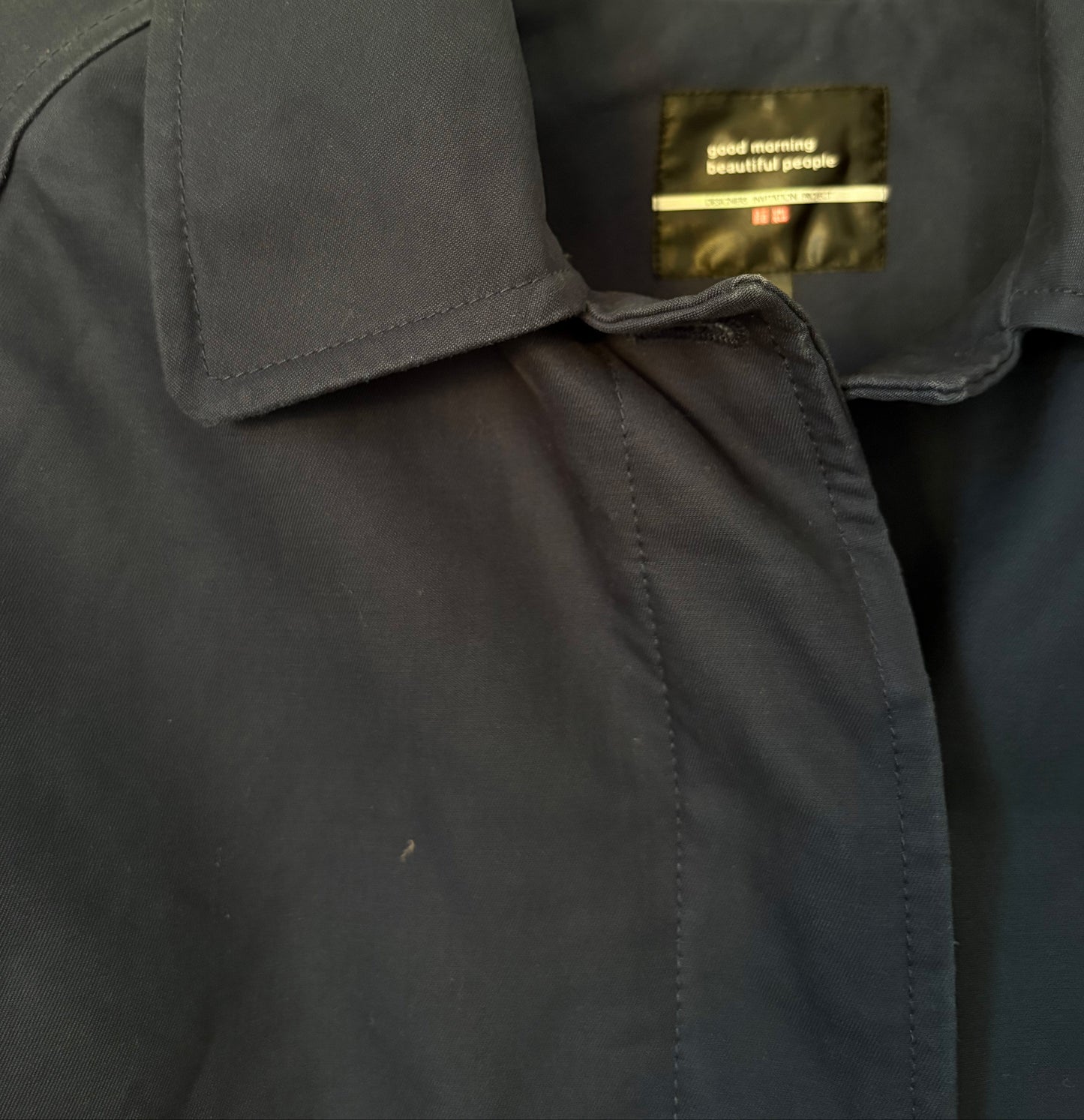 Veste bleu marine en coton – By Jonathan