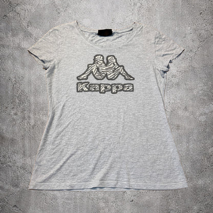 T-shirt gris - Kappa (femme) - Taille XL