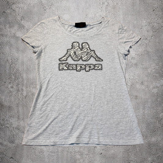 T-shirt gris - Kappa (femme) - Taille XL