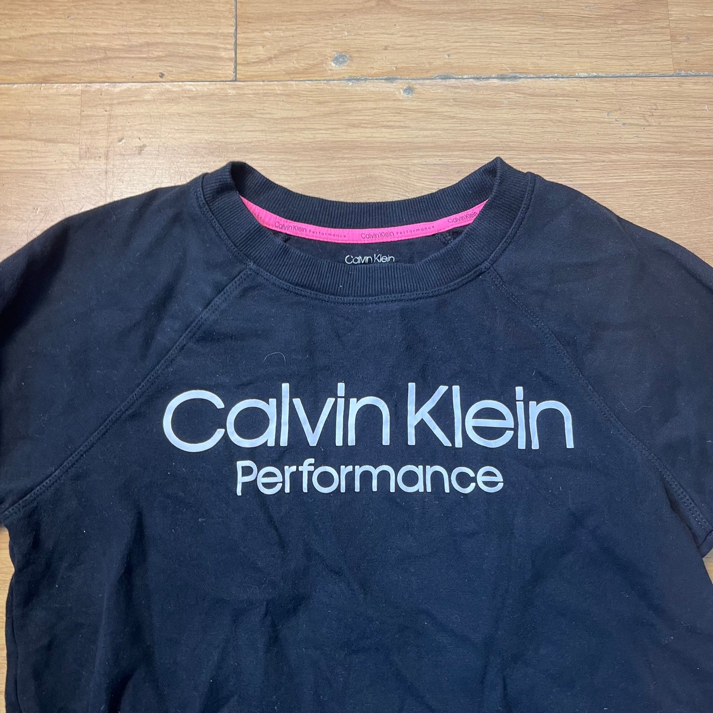 Sweat noir sans capuche - Calvin Klein Performance - Taille S
