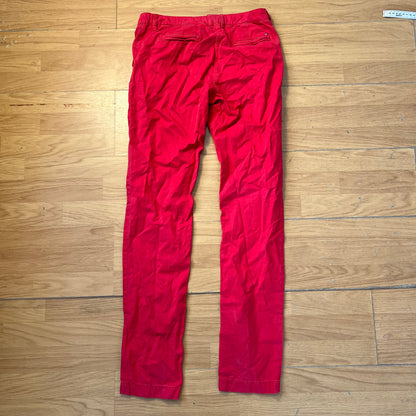 Pantalon rouge regular fit - Tommy Hilfiger - Taille 4