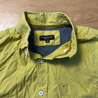 Chemise jaune moutarde - Candry Fantasy - Taille M
