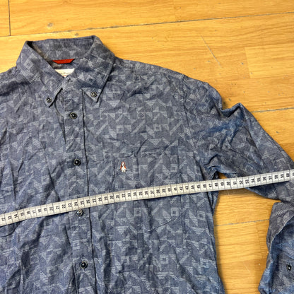 Chemise bleue à détails - Hush Puppies - Taille M