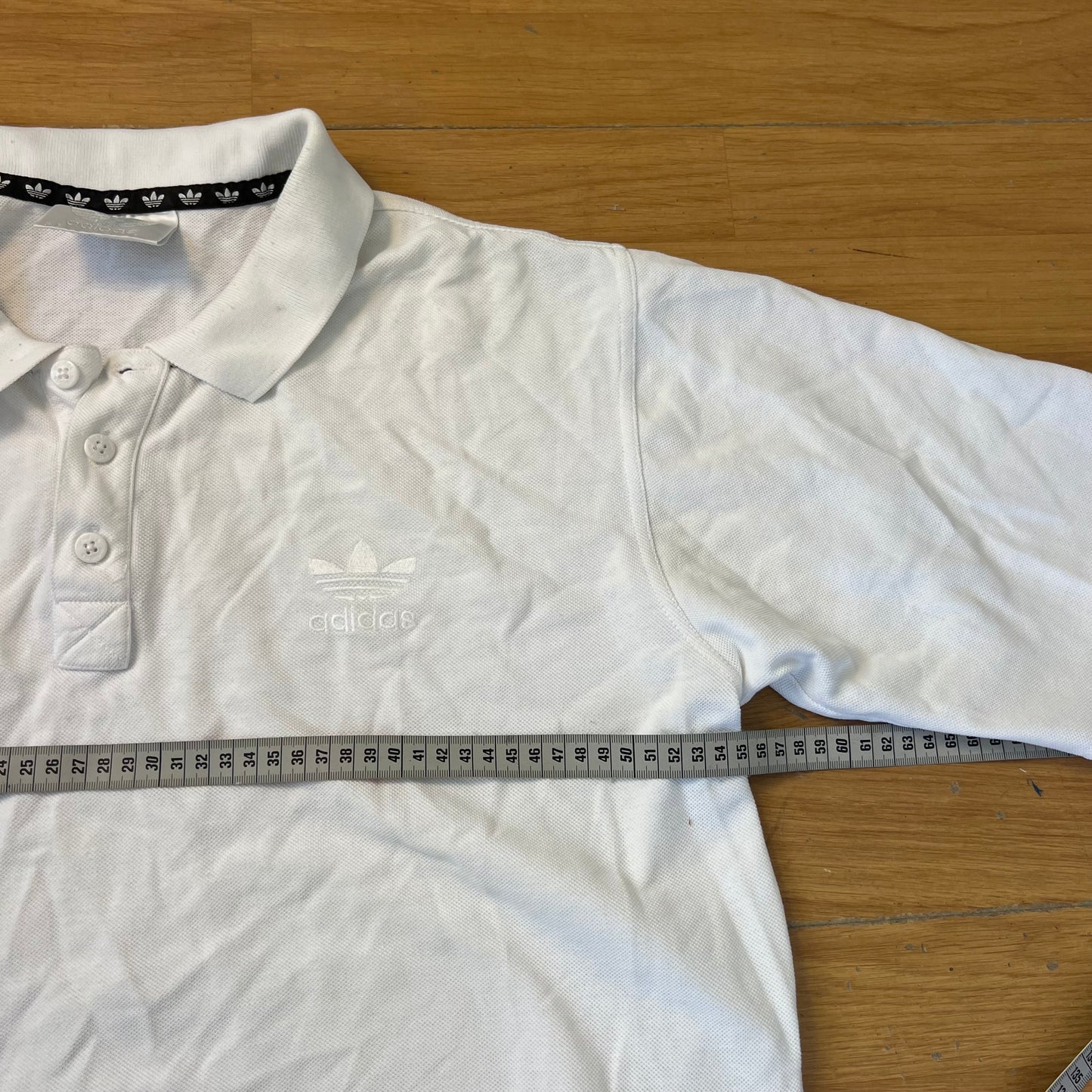 Polo blanc - Adidas - Taille L