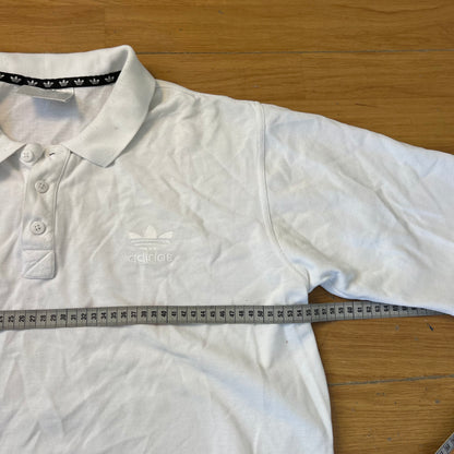 Polo blanc - Adidas - Taille L