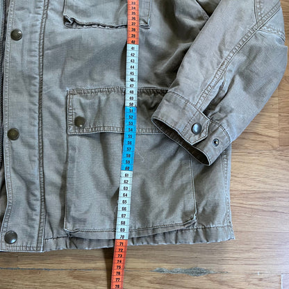 Veste beige Open Dich mi-longue – Taille L