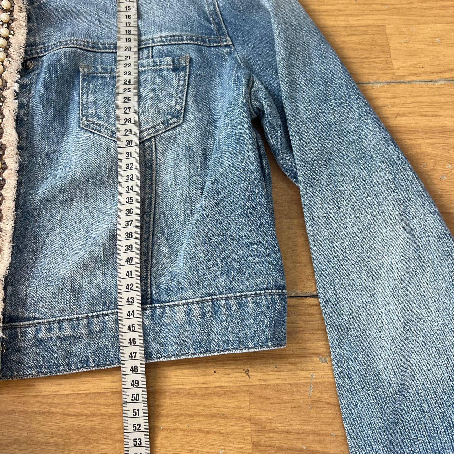 Veste en jean avec perles - Motivi - Taille 44 by DARCY