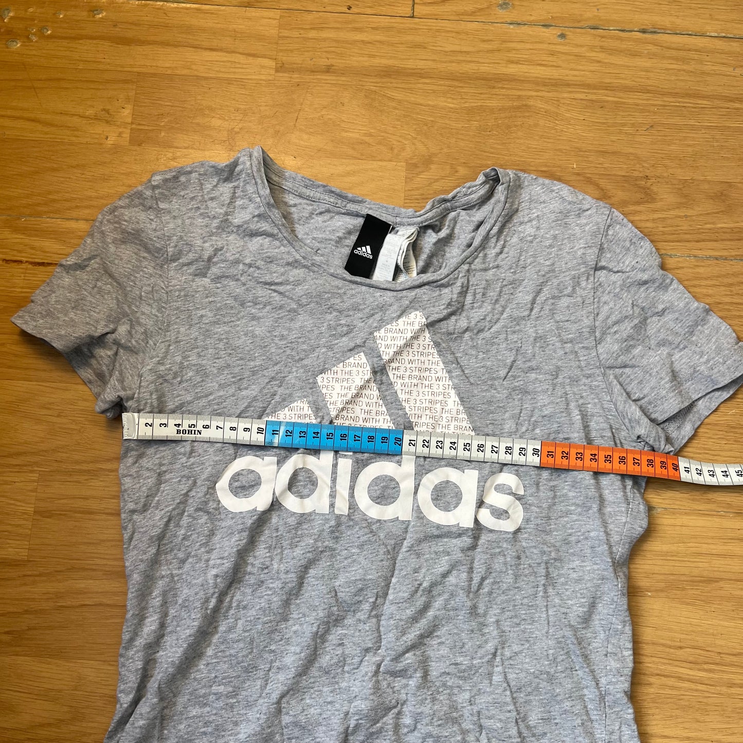 T-shirt gris - Adidas (femme) - Taille XS