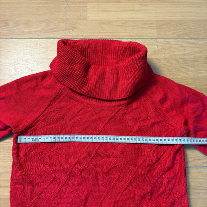 Pull col roulé rouge - Tommy Hilfiger - Taille M
