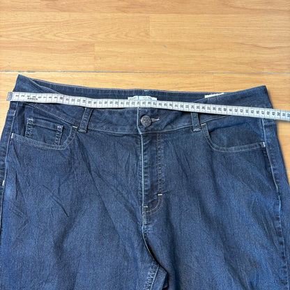 Jean bleu brut Mid rise Bootcut - Lee Riders - Taille XL
