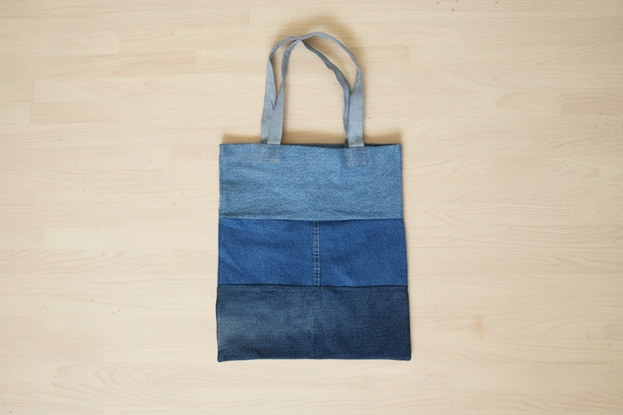 Tote Bag Denim - by BÉATRICE