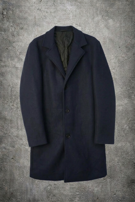 Veste laine bleu foncé – Taille – M