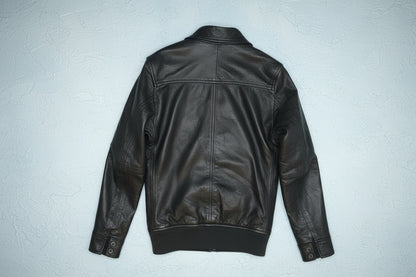 Veste En Cuir - Noir - by MIA - Taille : 38