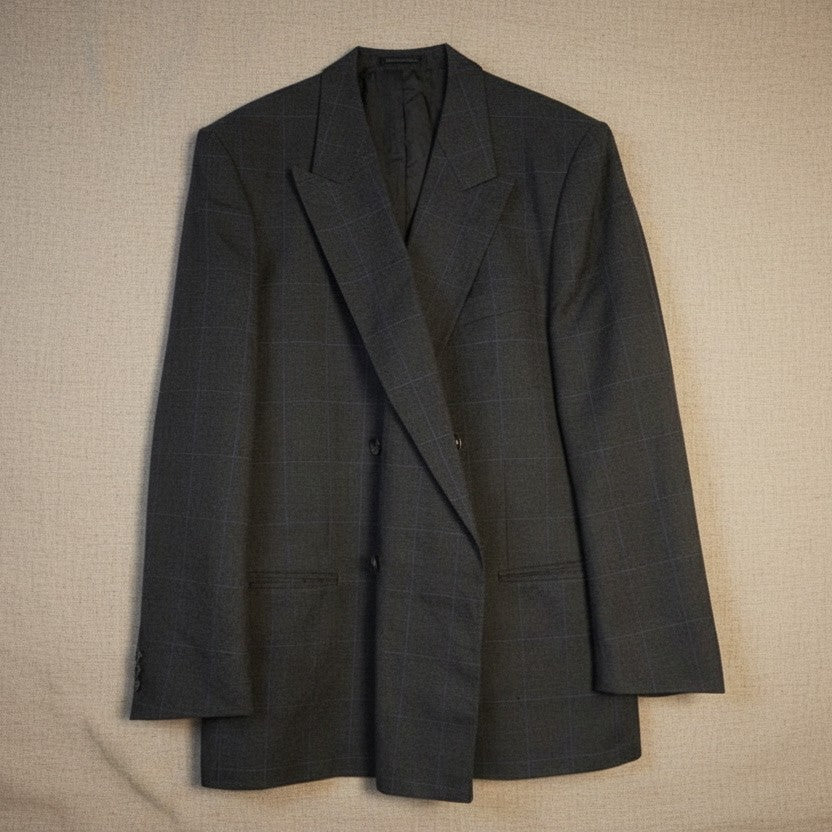 Costume noir croisé sophistiqué – By FABSO