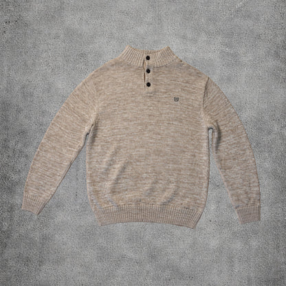 Pull en maille beige - Chaps - Taille XL