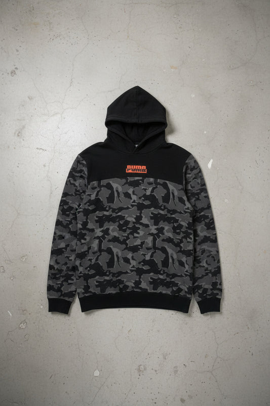 Hoodie noir camouflage PUMA – taille L