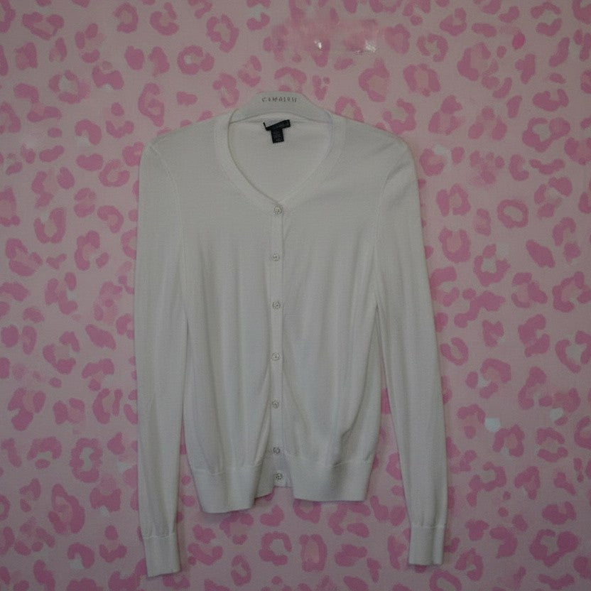 Cardigan Tommy Hilfiger Blanc - by SARLOTTE - Taille : M