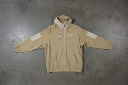 Hoodie zippé Nike beige – taille M