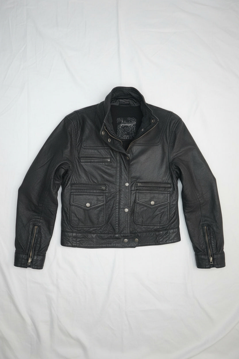 Veste En Cuir - by PLAN.BEE