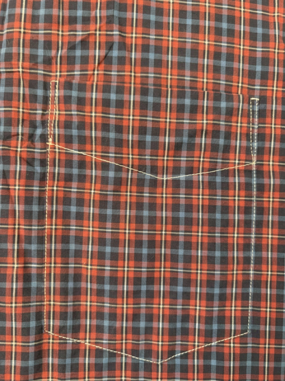 Chemise à carreaux rouge et bleu – By Iasmine