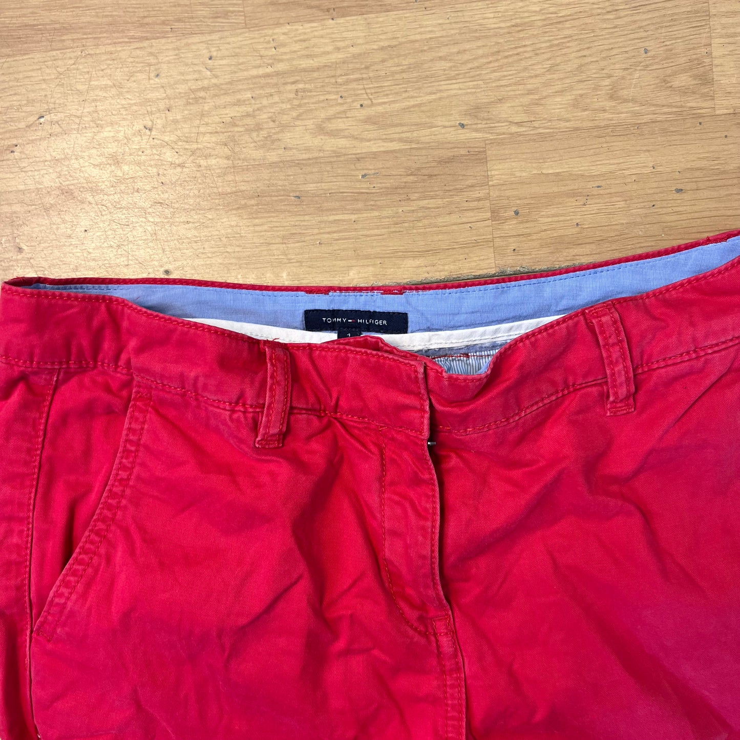 Pantalon rouge regular fit - Tommy Hilfiger - Taille 4