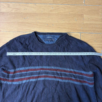 Pull en maille bleu - Tommy Hilfiger - Taille XXL