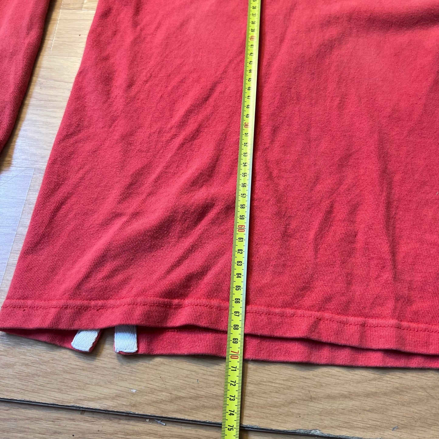 Polo manches longues saumon - Front Row - Taille L