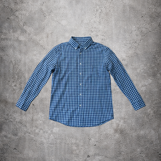 Chemise à carreaux bleus et blancs - Chaps - Taille XL